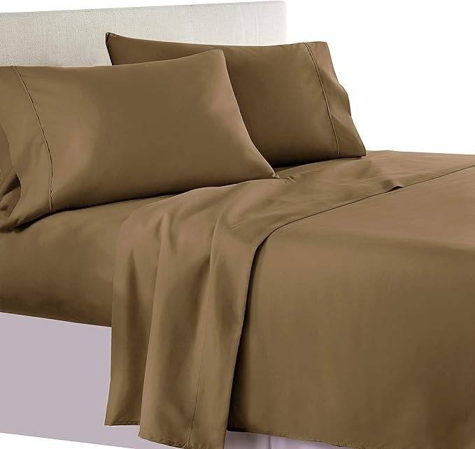 Solid Color Egyptian Cotton 4-PCs Sheet Set Review