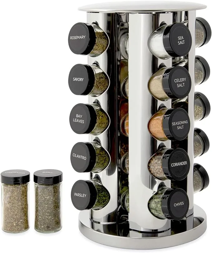 Kamenstein 20 Jar Revolving Countertop Spice Rack