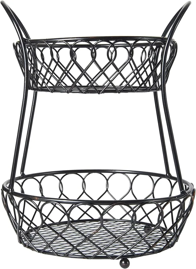 Gourmet Basics Lattice Wire Basket 16Inch