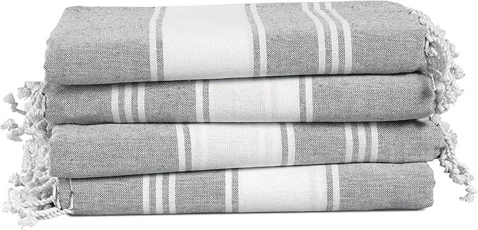 LANE LINEN 4 Pack Beach Towels